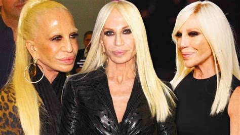 visage versace|what happened to donatella versace.